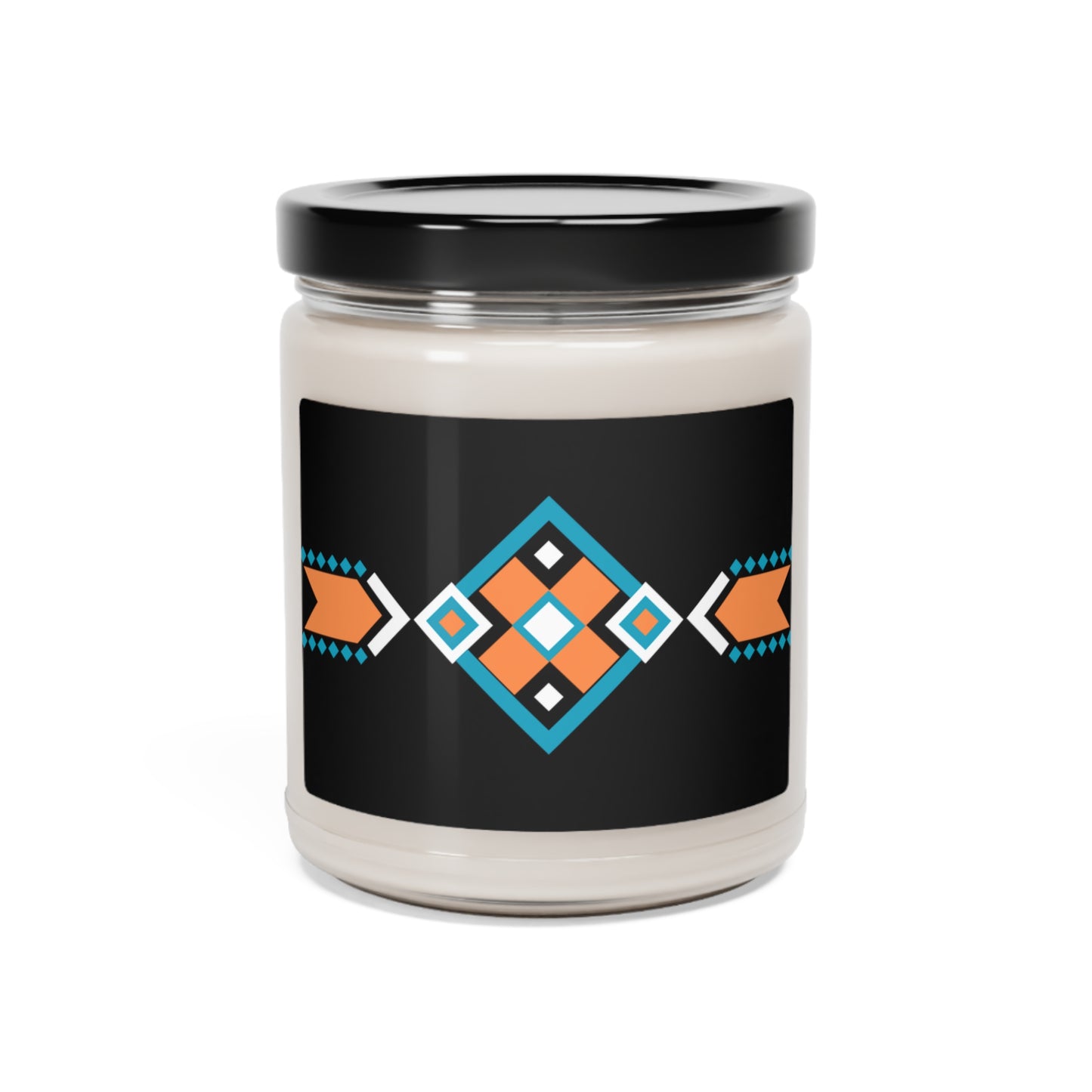 "Geometric Harmony" 9 oz Soy Cinnamon Vanilla Scented Candle