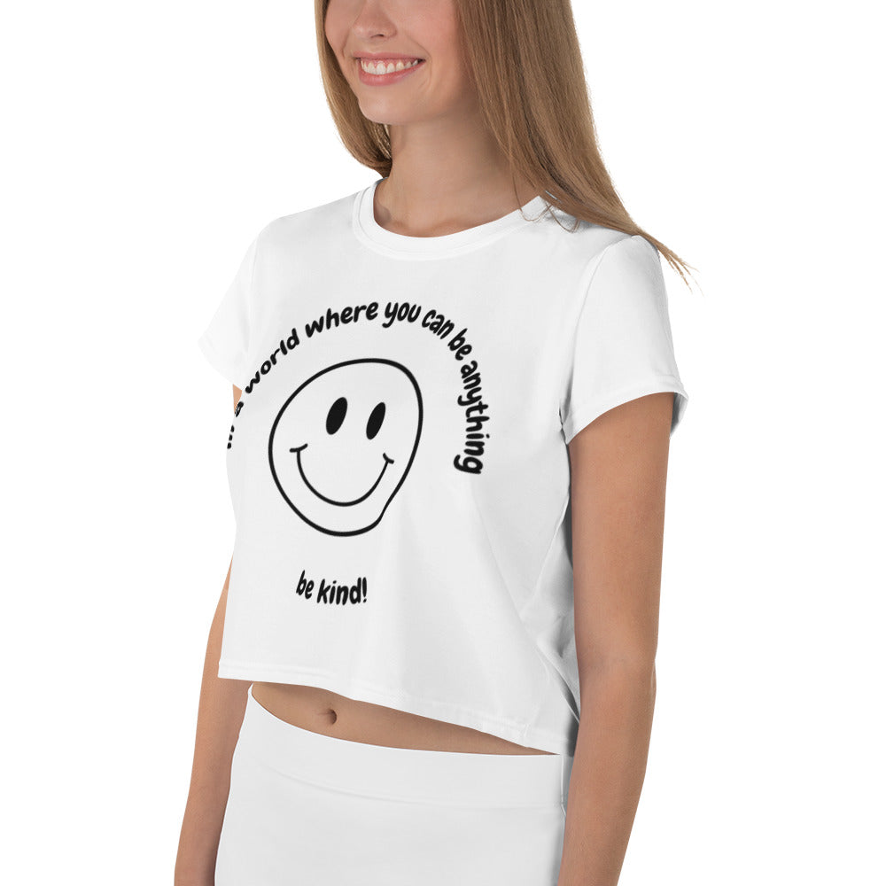 "Be Kind" Women's Cropped T-Shirt