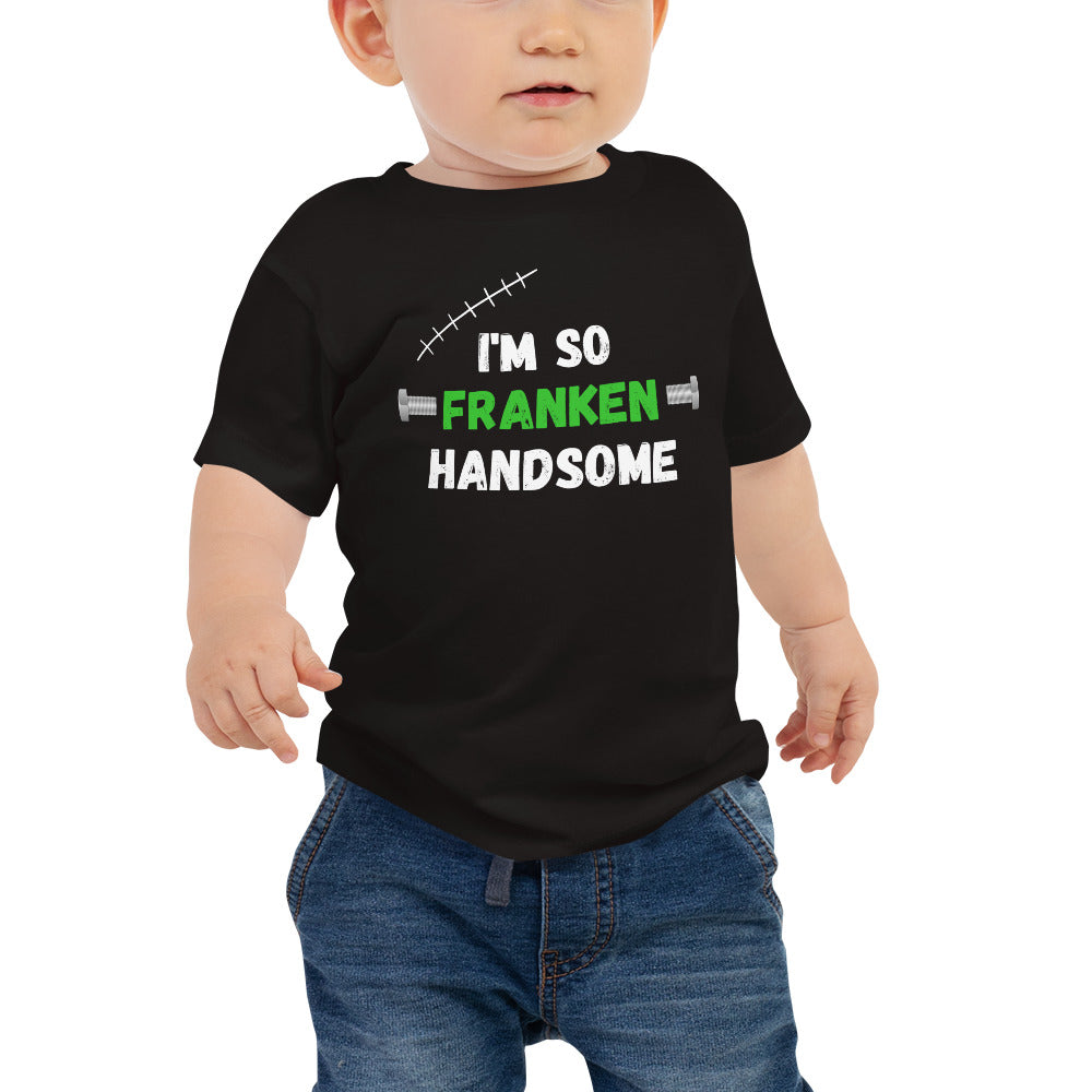 "I'm So Franken..." Infant T-Shirt: Cute and Spooky Halloween Style for Your Little One