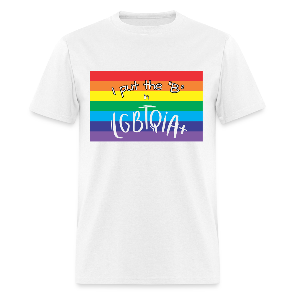 "I Put the ' ' in LGBTQIA+" Unisex T-Shirt - white