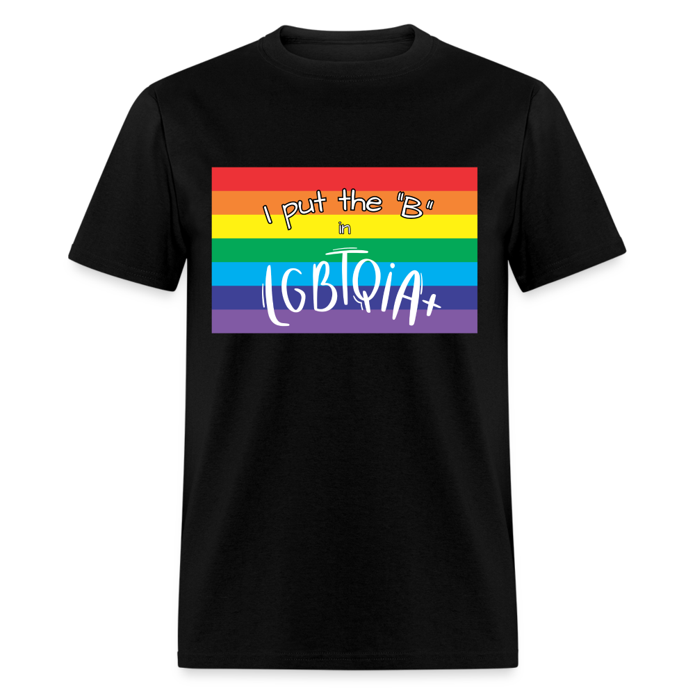 "I Put the ' ' in LGBTQIA+" Unisex T-Shirt - black