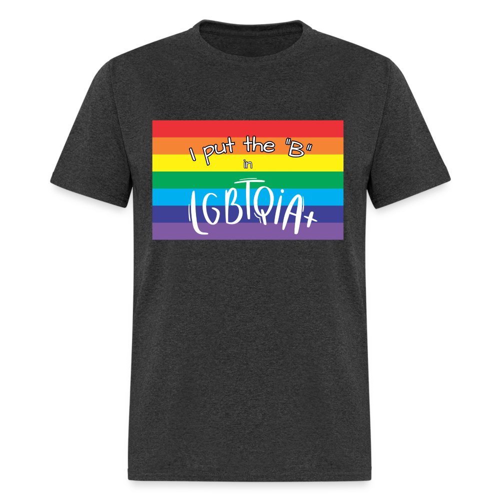 "I Put the ' ' in LGBTQIA+" Unisex T-Shirt - heather black