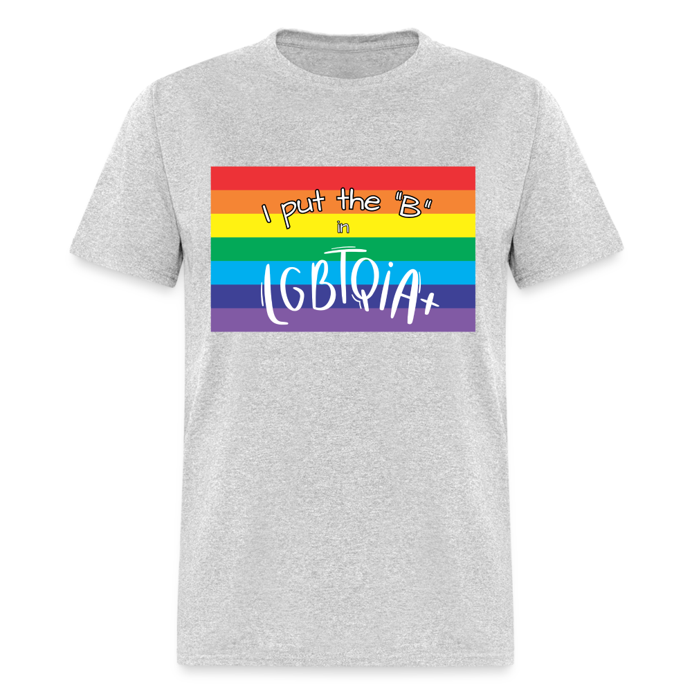 "I Put the ' ' in LGBTQIA+" Unisex T-Shirt - heather gray