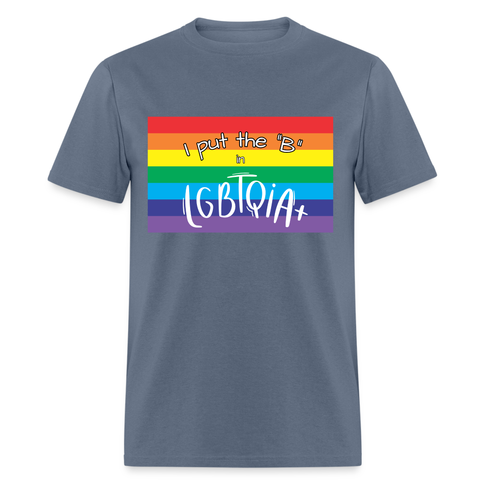 "I Put the ' ' in LGBTQIA+" Unisex T-Shirt - denim