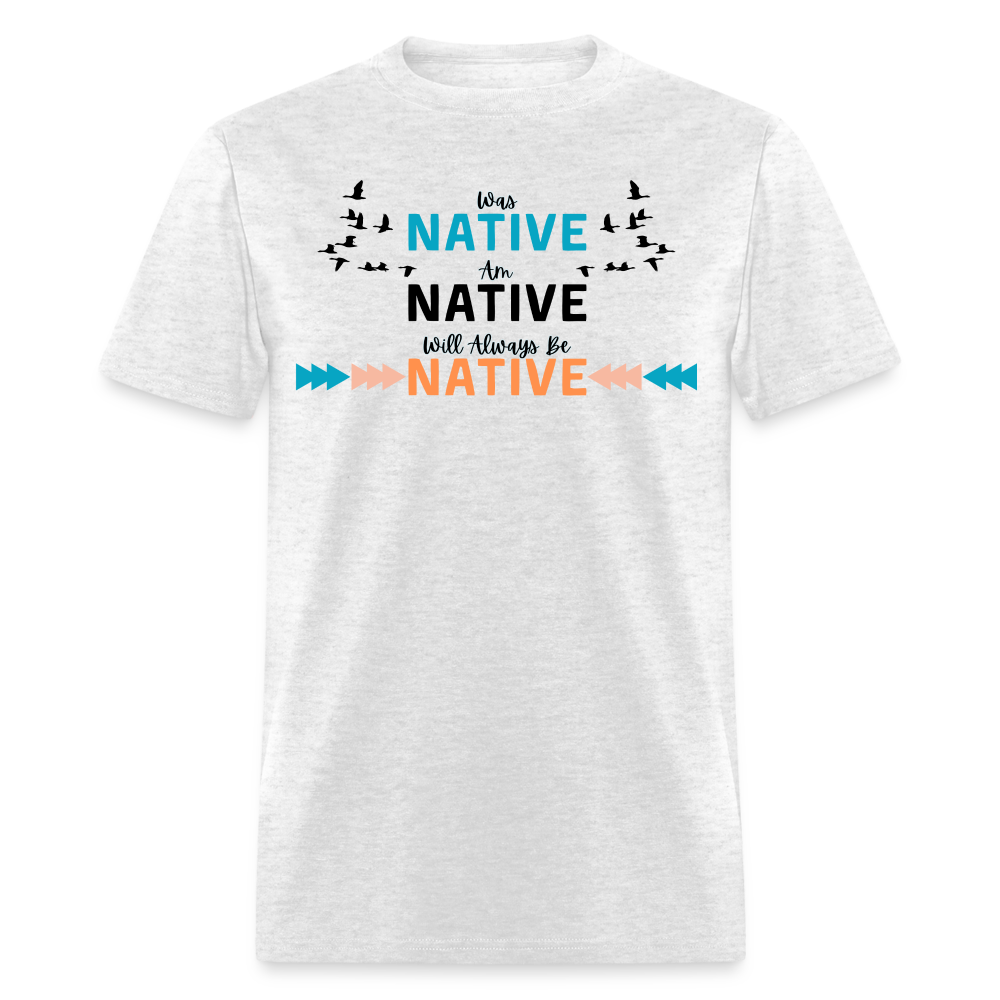 Proudly Native Unisex T-Shirt - light heather gray