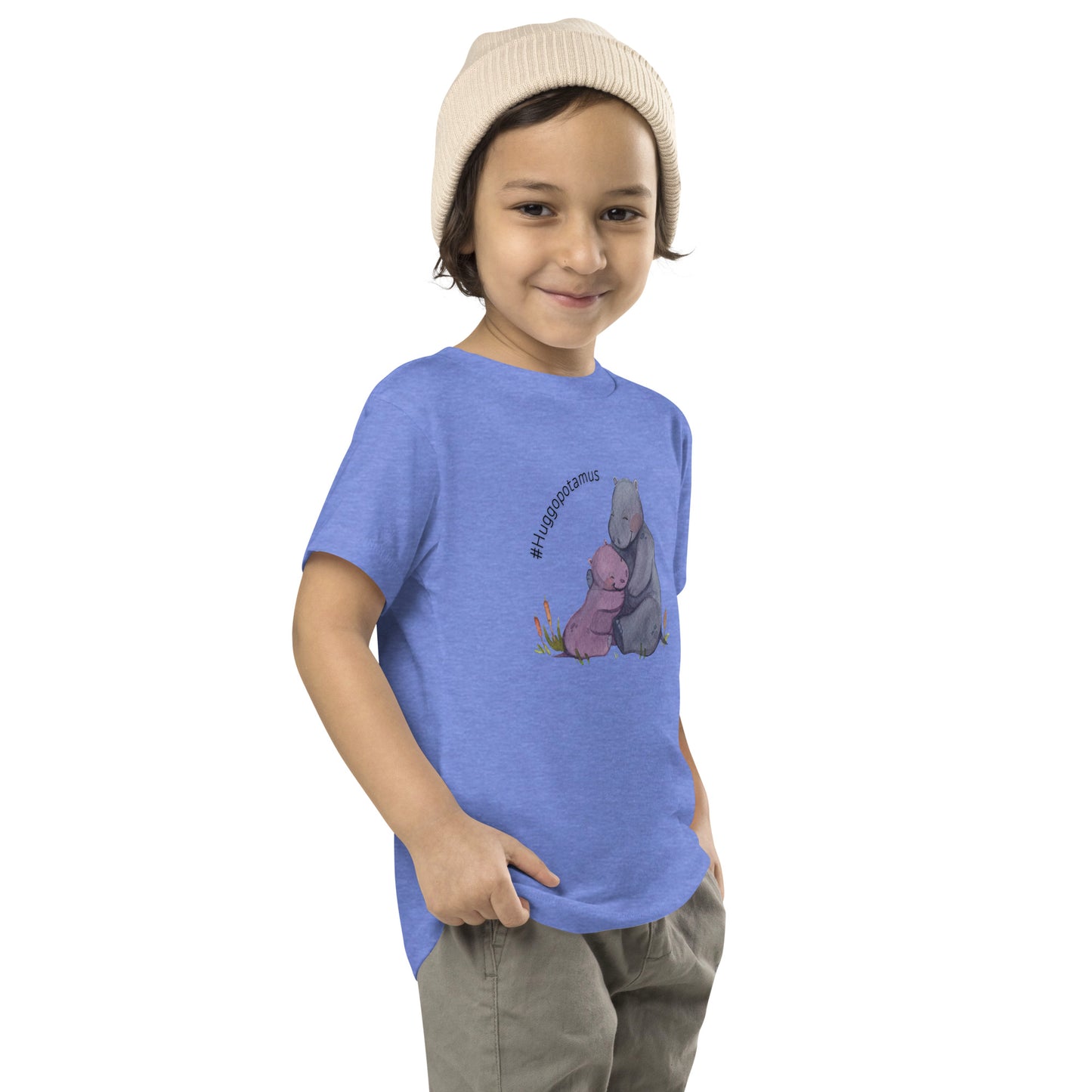 Toddler T-Shirt with "Pawsitively Awesome" Paw Print Design