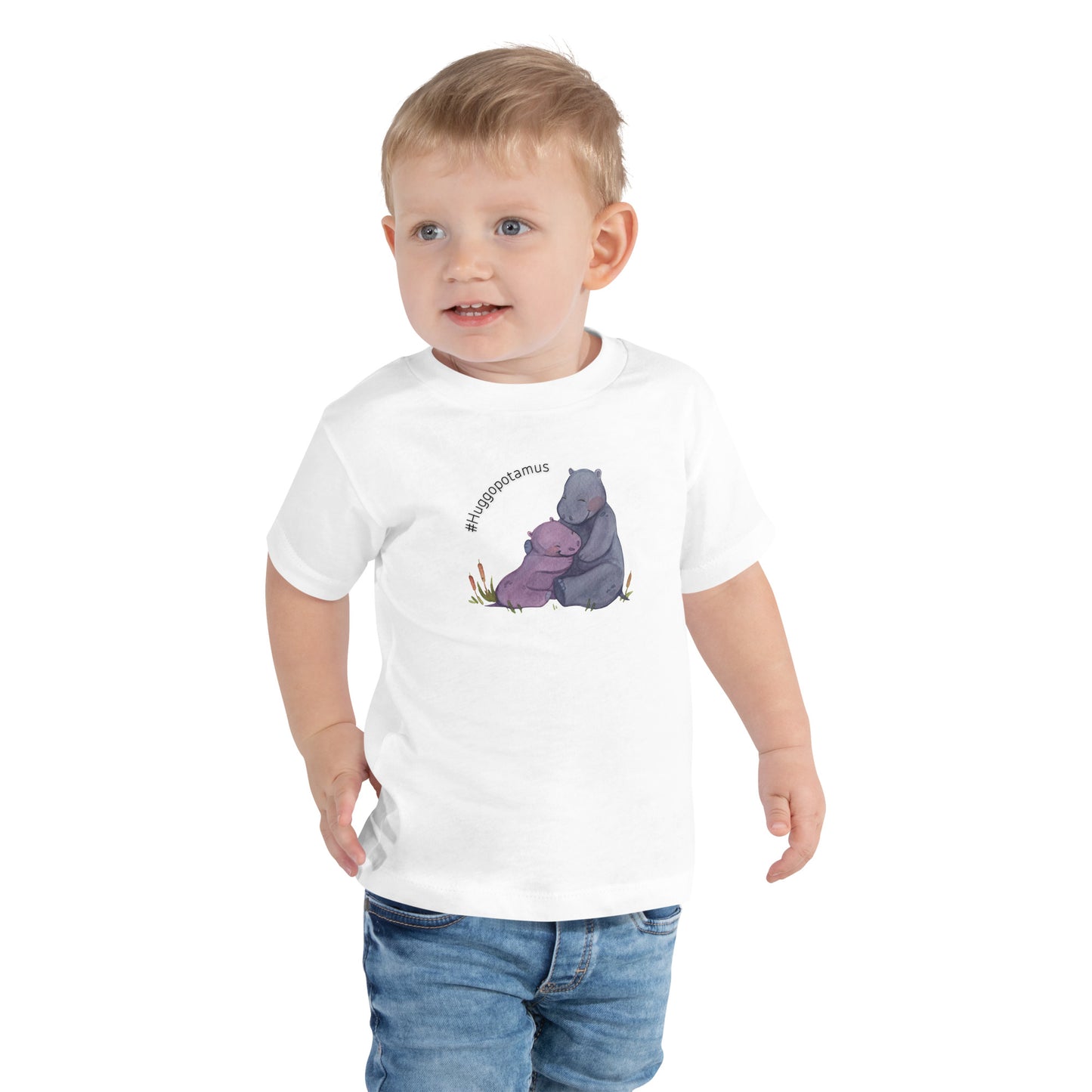 Toddler T-Shirt with "Pawsitively Awesome" Paw Print Design