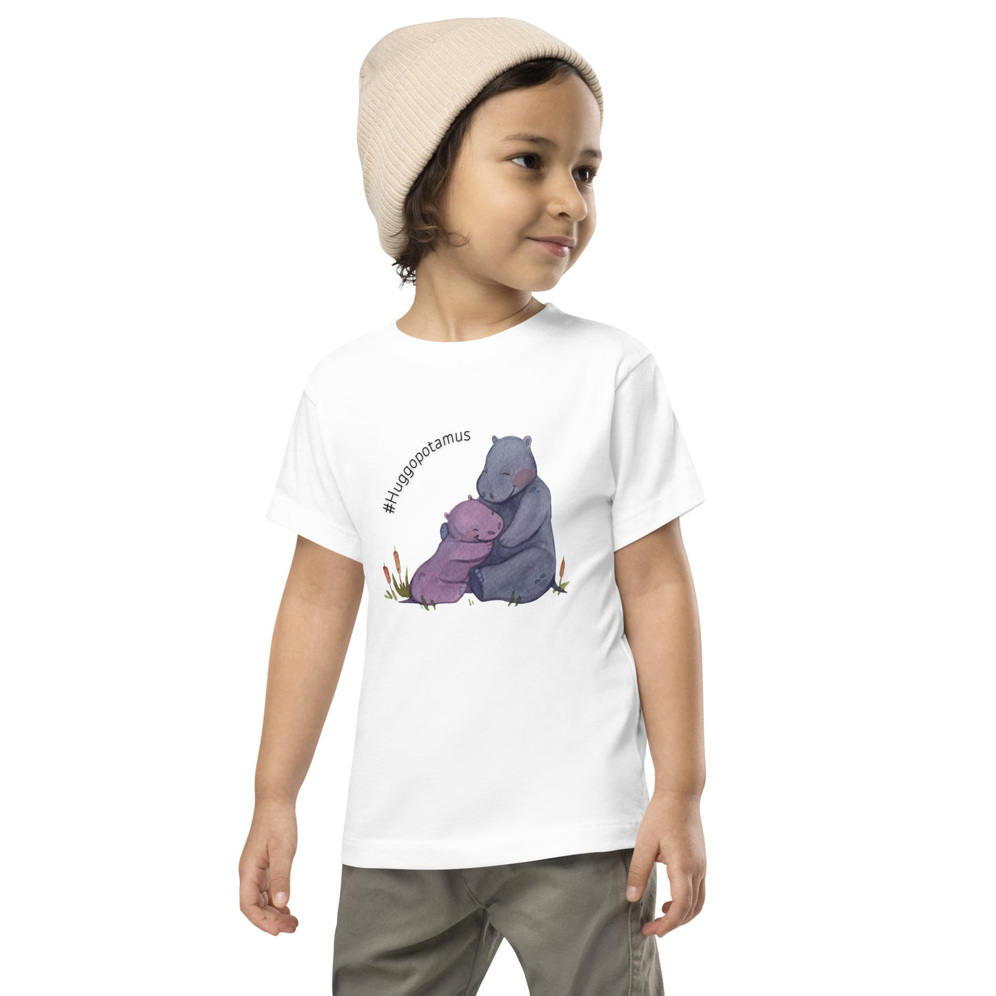 Toddler T-Shirt with "Pawsitively Awesome" Paw Print Design