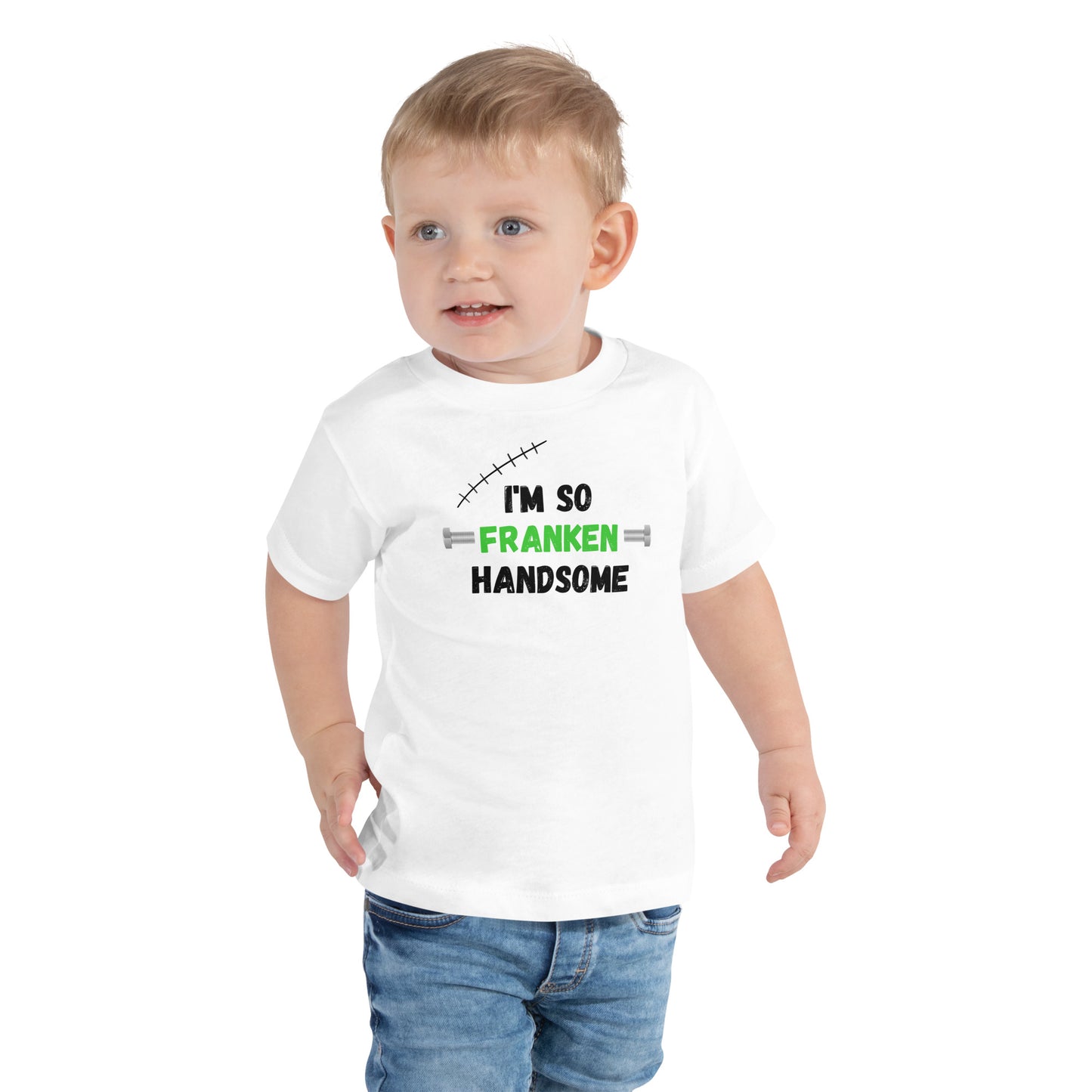 "I'm So Franken..." Toddler T-Shirt: Unleash the Fun and Creativity this Halloween!