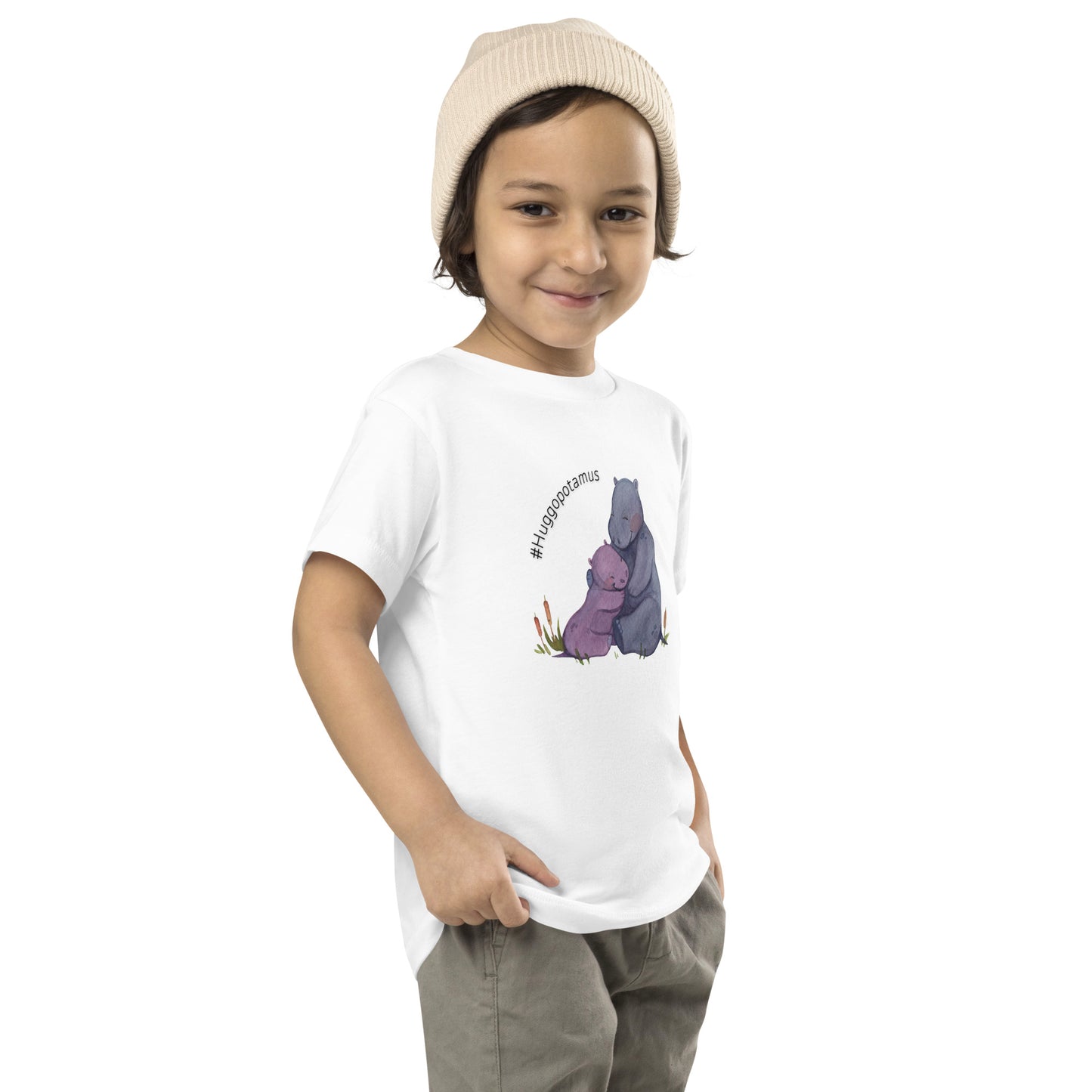 Toddler T-Shirt with "Pawsitively Awesome" Paw Print Design