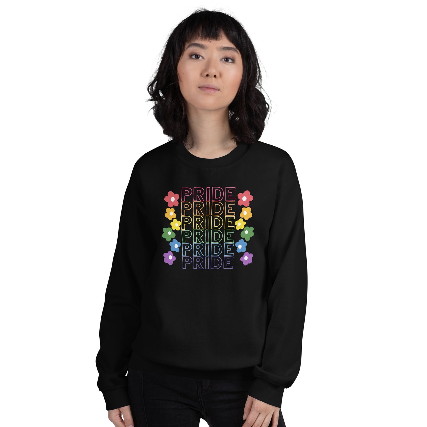 Rainbow Pride Unisex Sweatshirt: Celebrating Love, Equality, and Diversity