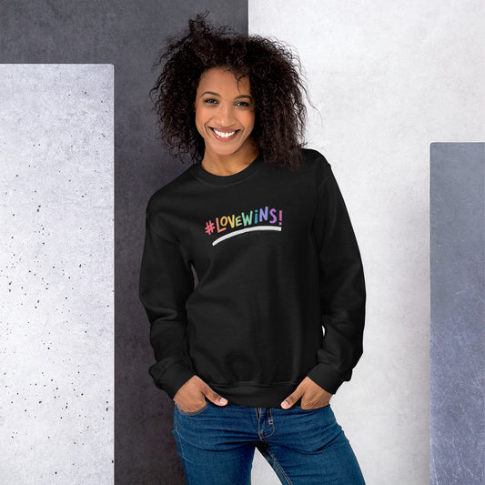 Love Wins Crewneck Sweatshirt: Celebrating Love, Unity, and Equality