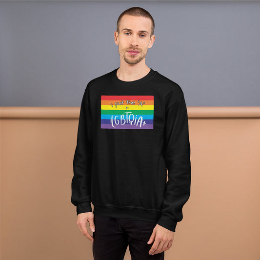 "I Put the A in LGBTQIA+" Crewneck Sweatshirt: Celebrating Inclusivity and Visibility