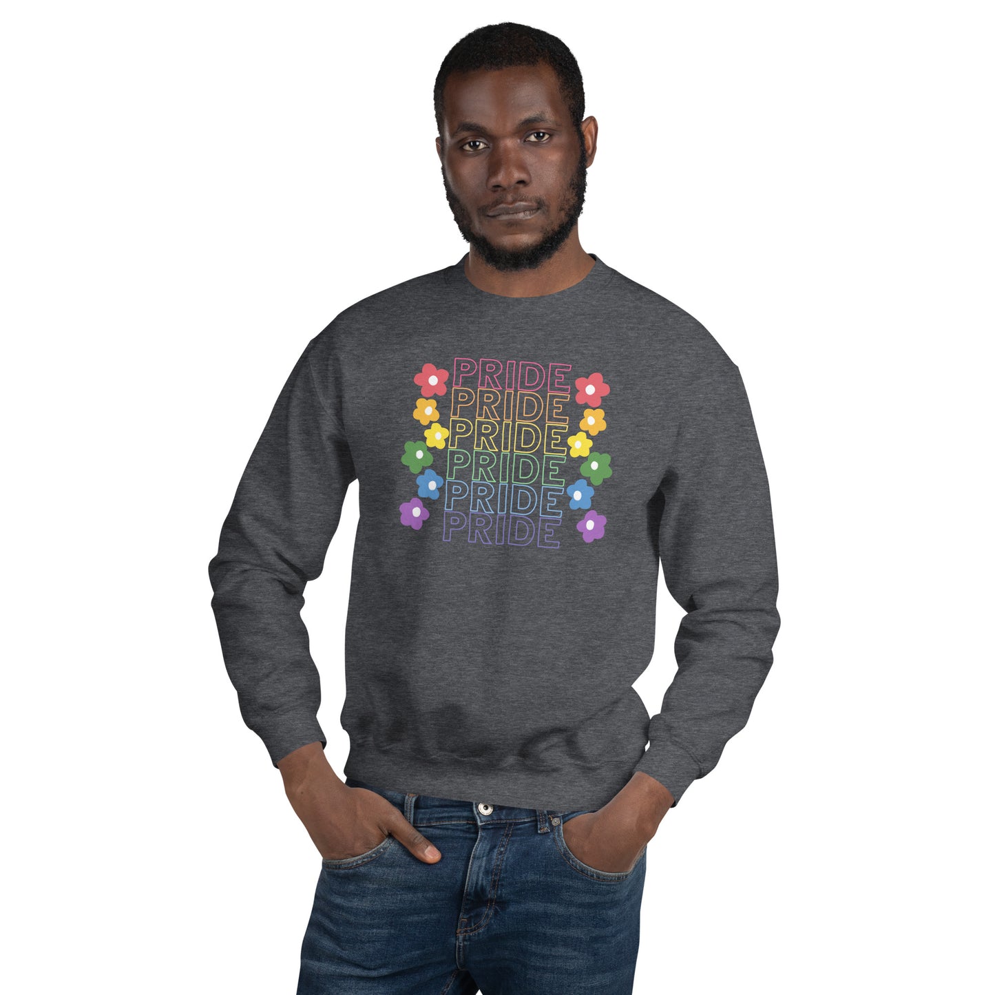 Rainbow Pride Unisex Sweatshirt: Celebrating Love, Equality, and Diversity