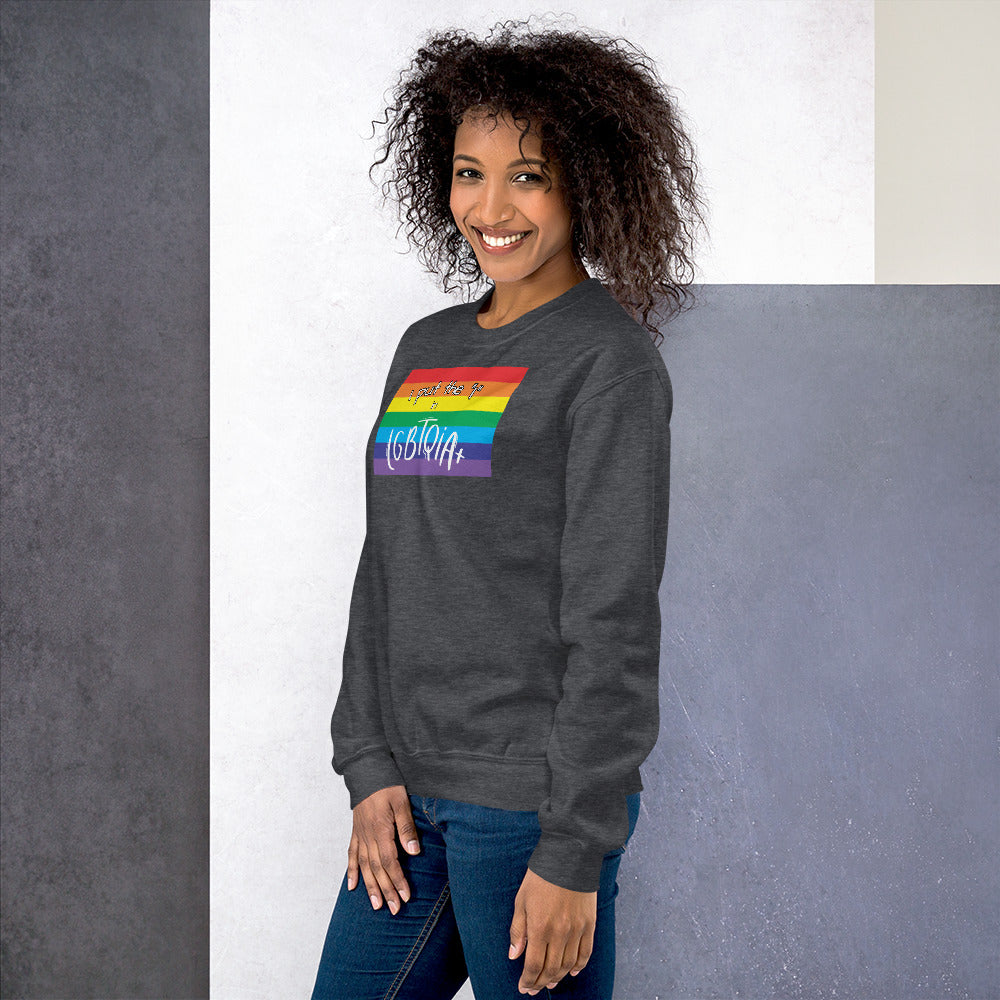 "I Put the I in LGBTQIA+" Crewneck Sweatshirt: Celebrating Individuality and Representation