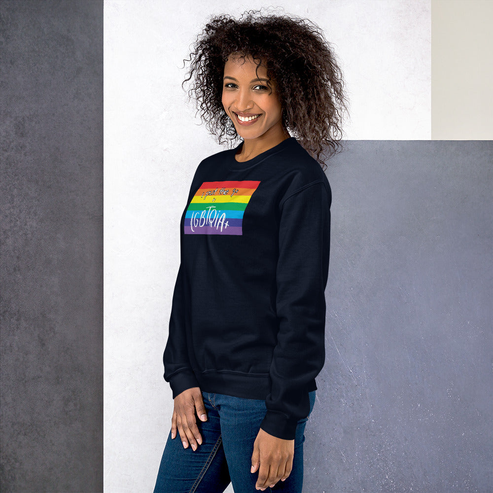 "I Put the I in LGBTQIA+" Crewneck Sweatshirt: Celebrating Individuality and Representation