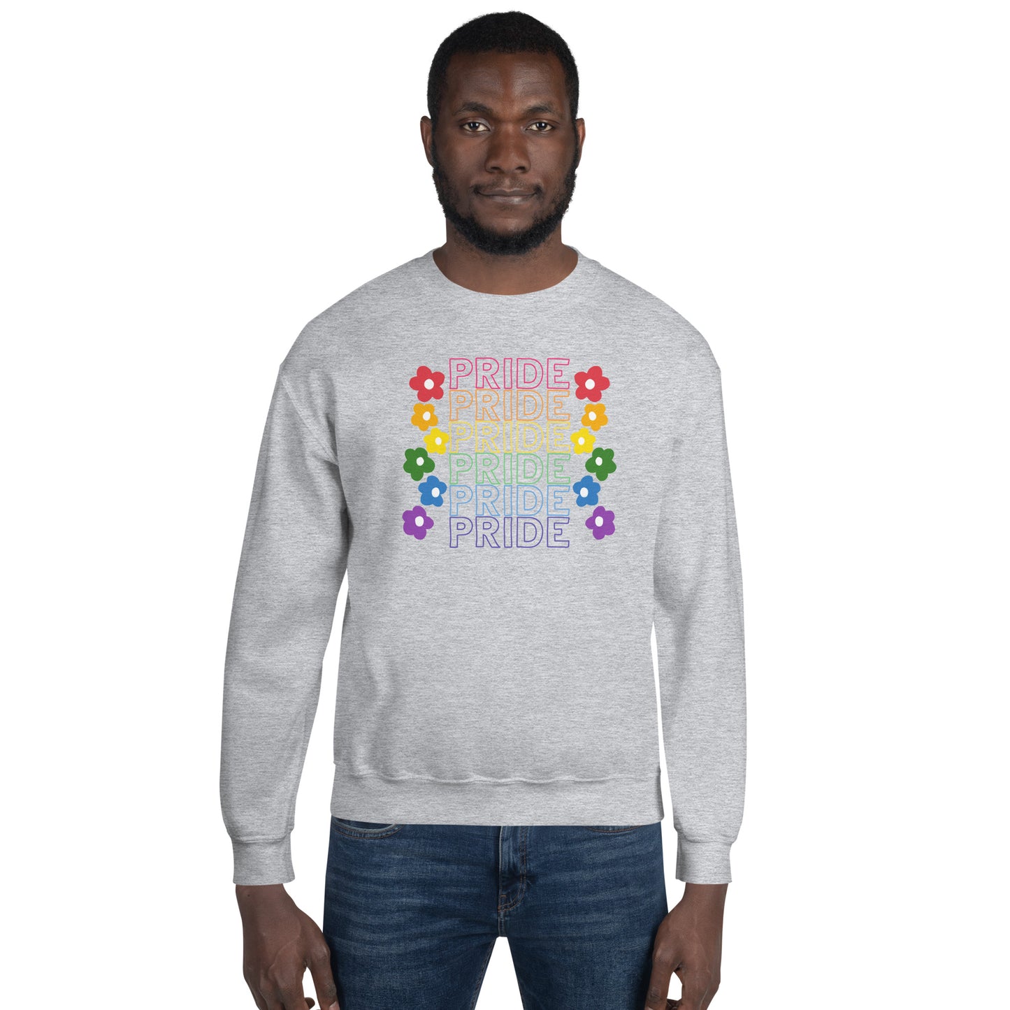 Rainbow Pride Unisex Sweatshirt: Celebrating Love, Equality, and Diversity