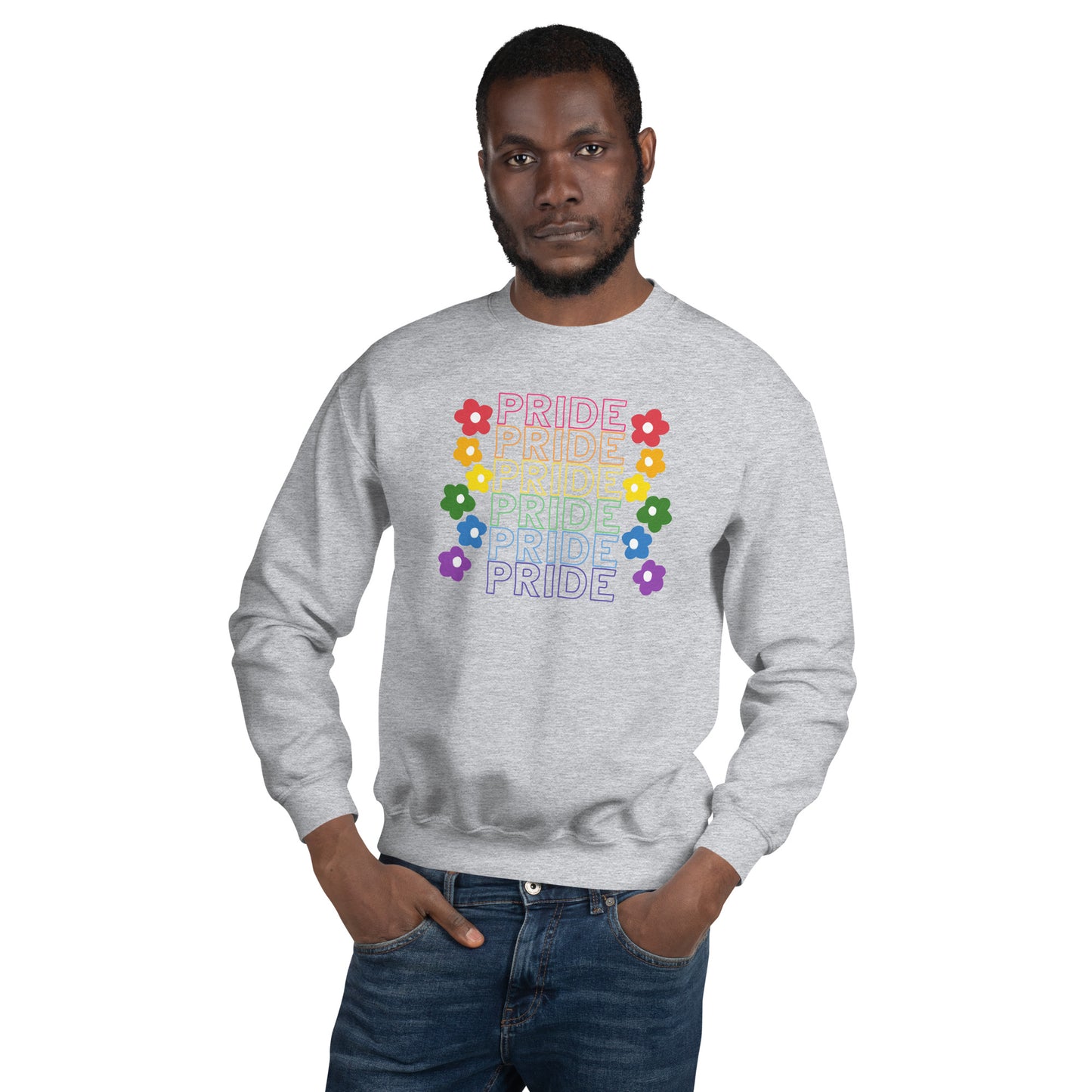 Rainbow Pride Unisex Sweatshirt: Celebrating Love, Equality, and Diversity