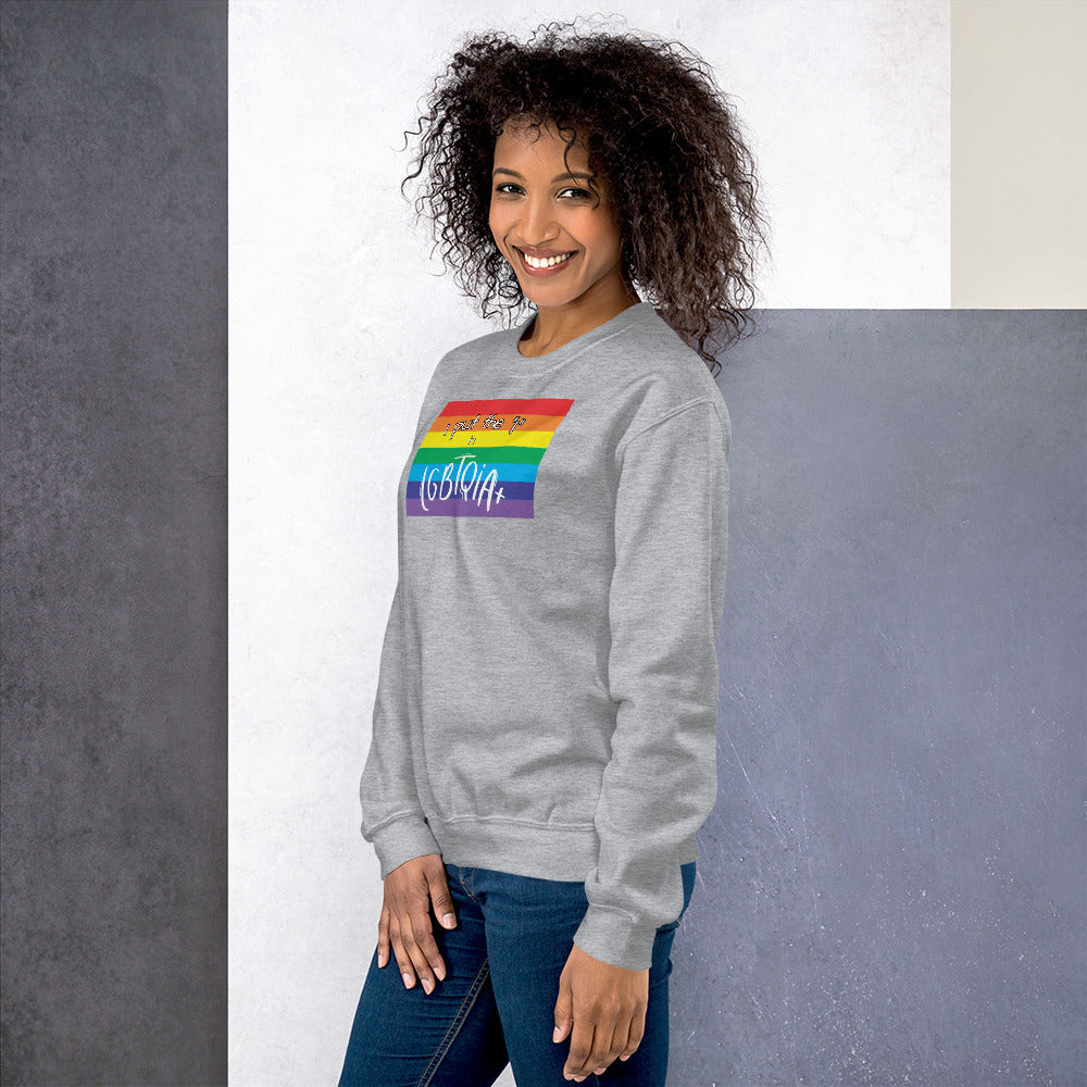 "I Put the I in LGBTQIA+" Crewneck Sweatshirt: Celebrating Individuality and Representation