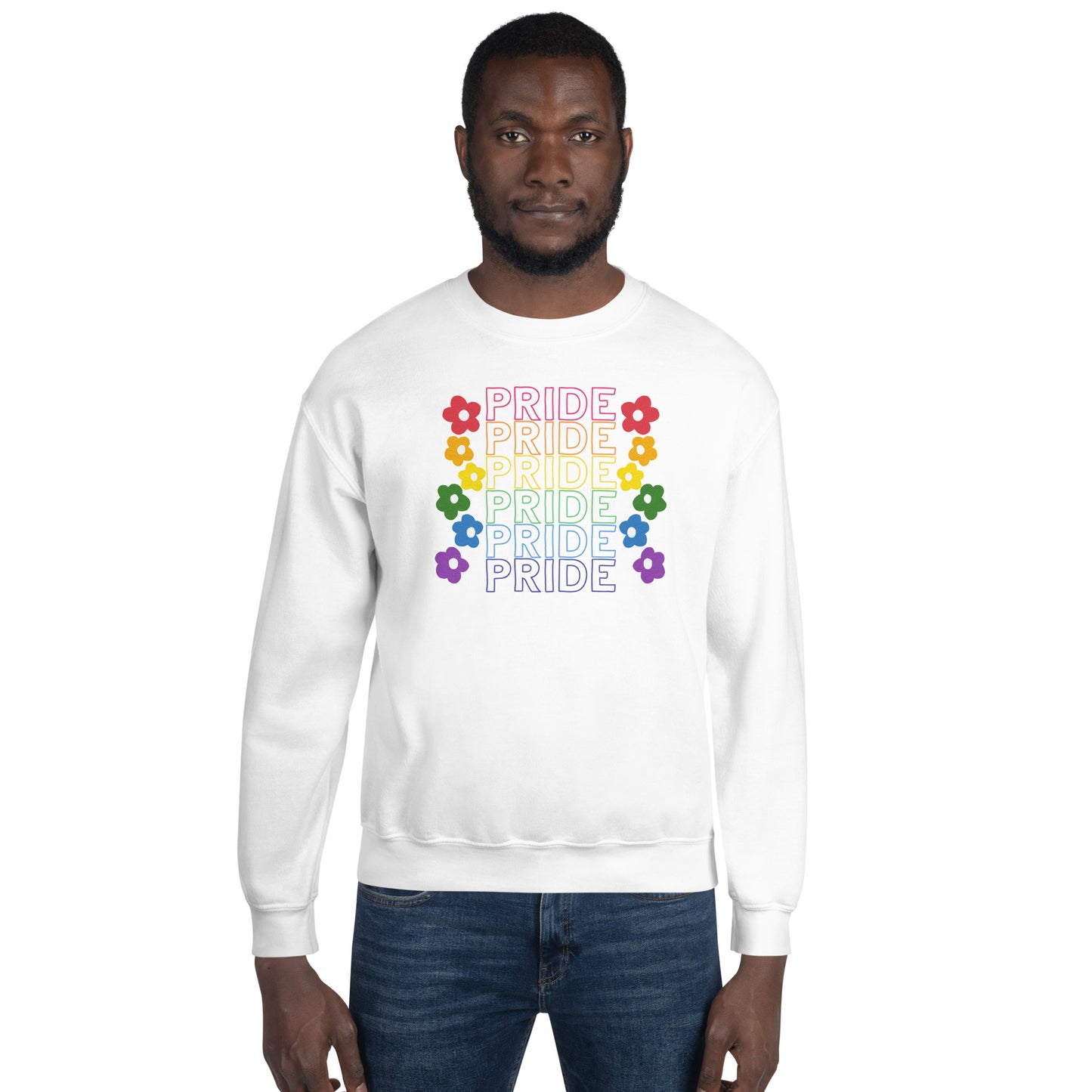 Rainbow Pride Unisex Sweatshirt: Celebrating Love, Equality, and Diversity