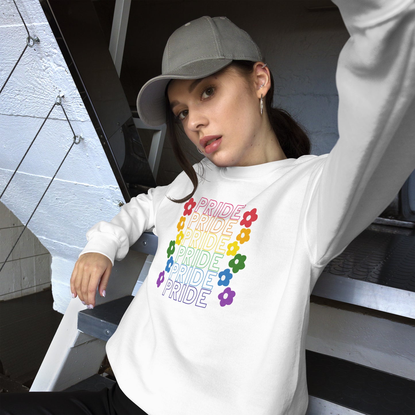 Rainbow Pride Unisex Sweatshirt: Celebrating Love, Equality, and Diversity