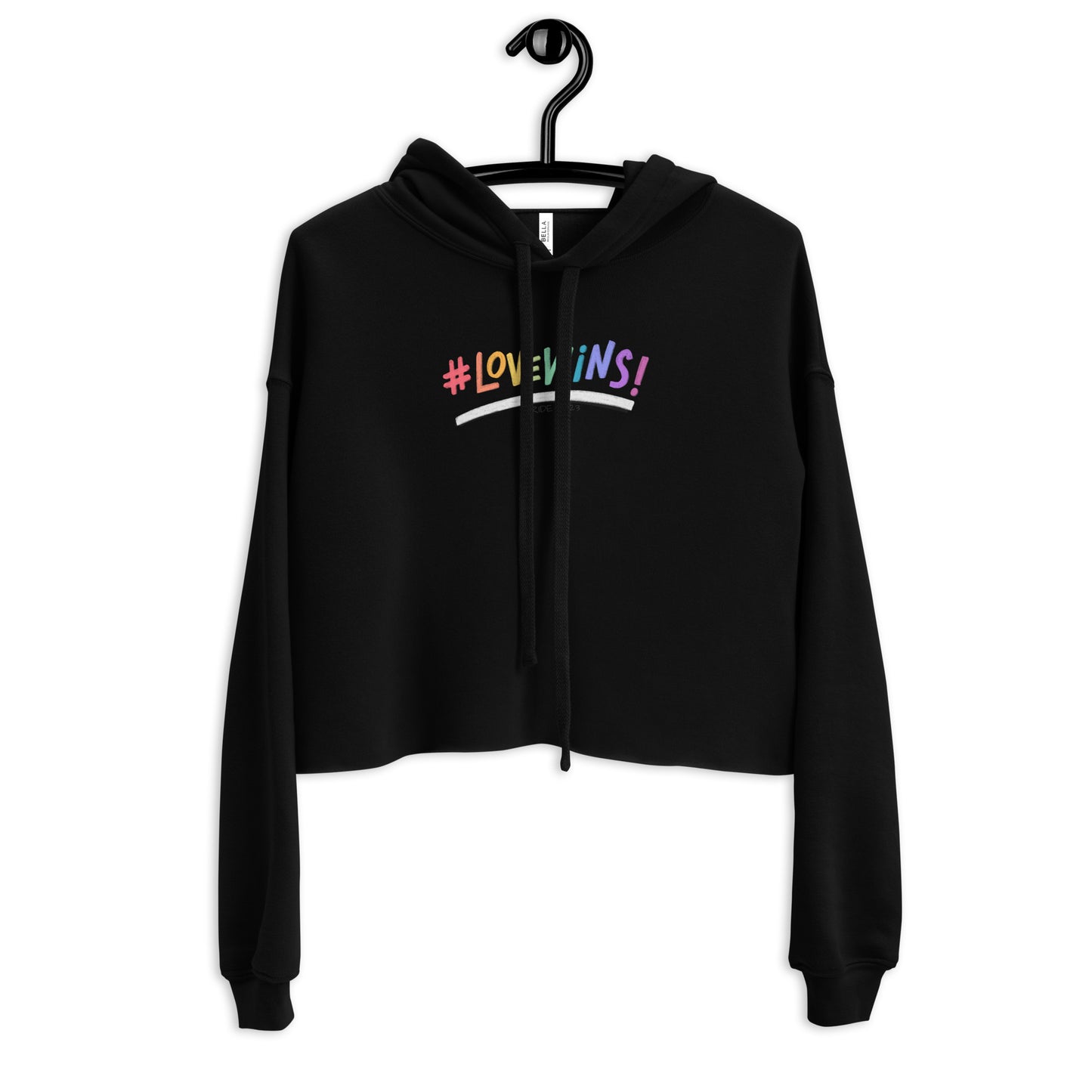 Women's Love Wins Design Cropped Hoodie: Embrace Love, Celebrate Equality, and Make a Fashion Statement