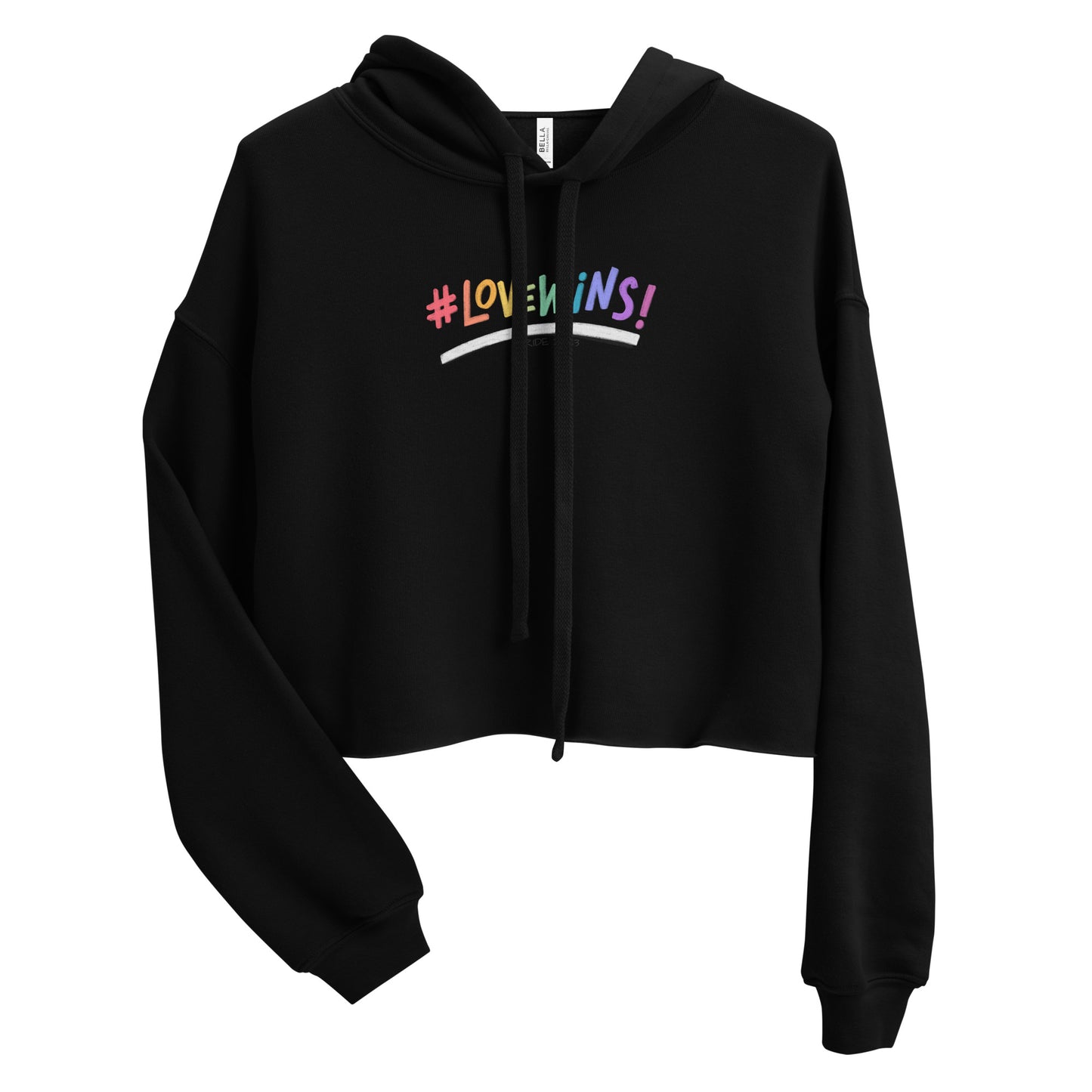 Women's Love Wins Design Cropped Hoodie: Embrace Love, Celebrate Equality, and Make a Fashion Statement