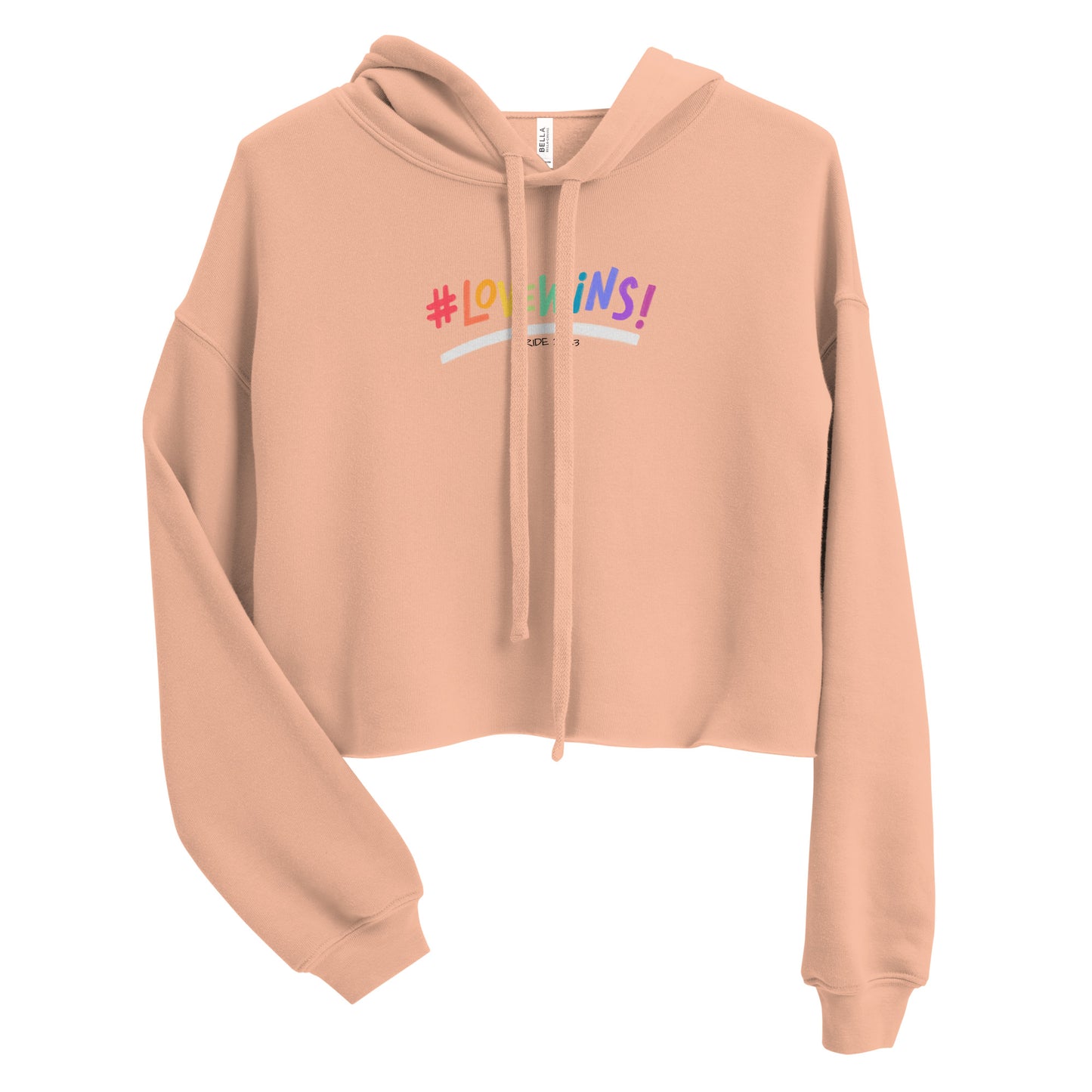 Women's Love Wins Design Cropped Hoodie: Embrace Love, Celebrate Equality, and Make a Fashion Statement