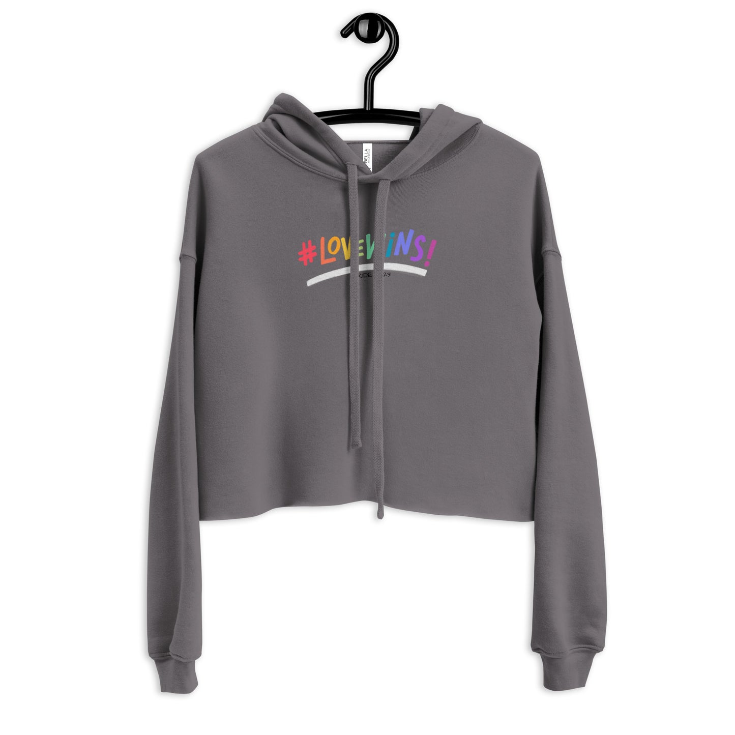 Women's Love Wins Design Cropped Hoodie: Embrace Love, Celebrate Equality, and Make a Fashion Statement