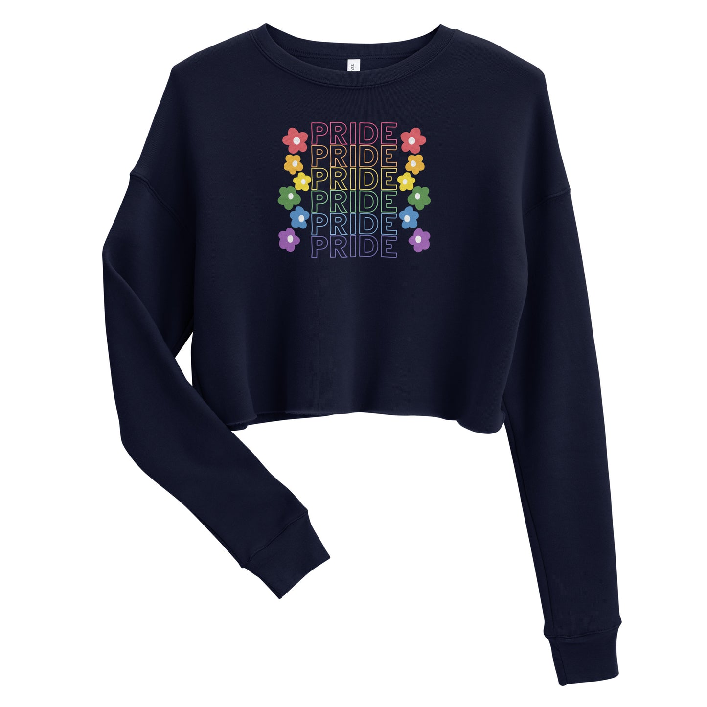 Women's Cropped Sweatshirt - "Pride": Celebrate LGBTQIA+ Pride with Style and Empowerment