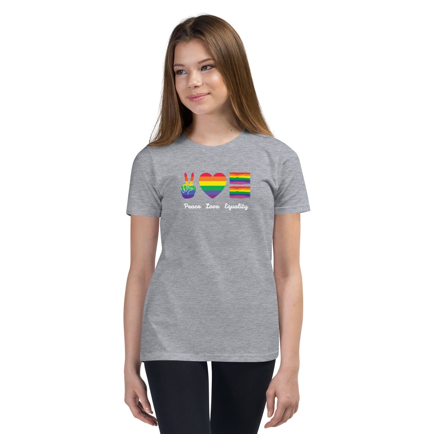 Children's Peace, Love, and Equality T-Shirt: Spreading Harmony and Acceptance with Every Step