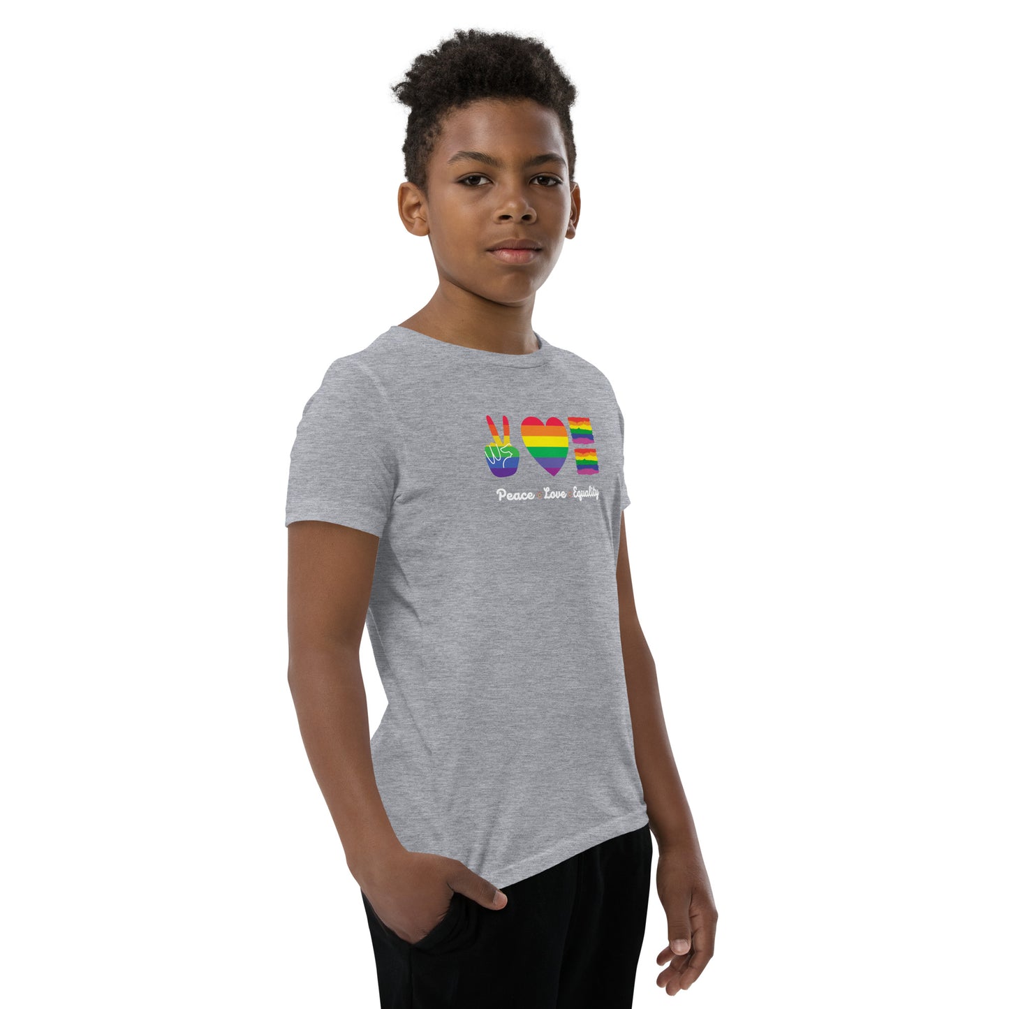 Children's Peace, Love, and Equality T-Shirt: Spreading Harmony and Acceptance with Every Step