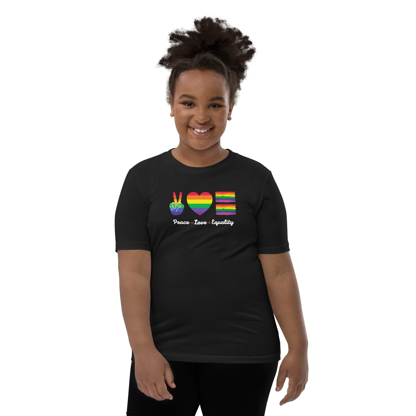 Children's Peace, Love, and Equality T-Shirt: Spreading Harmony and Acceptance with Every Step