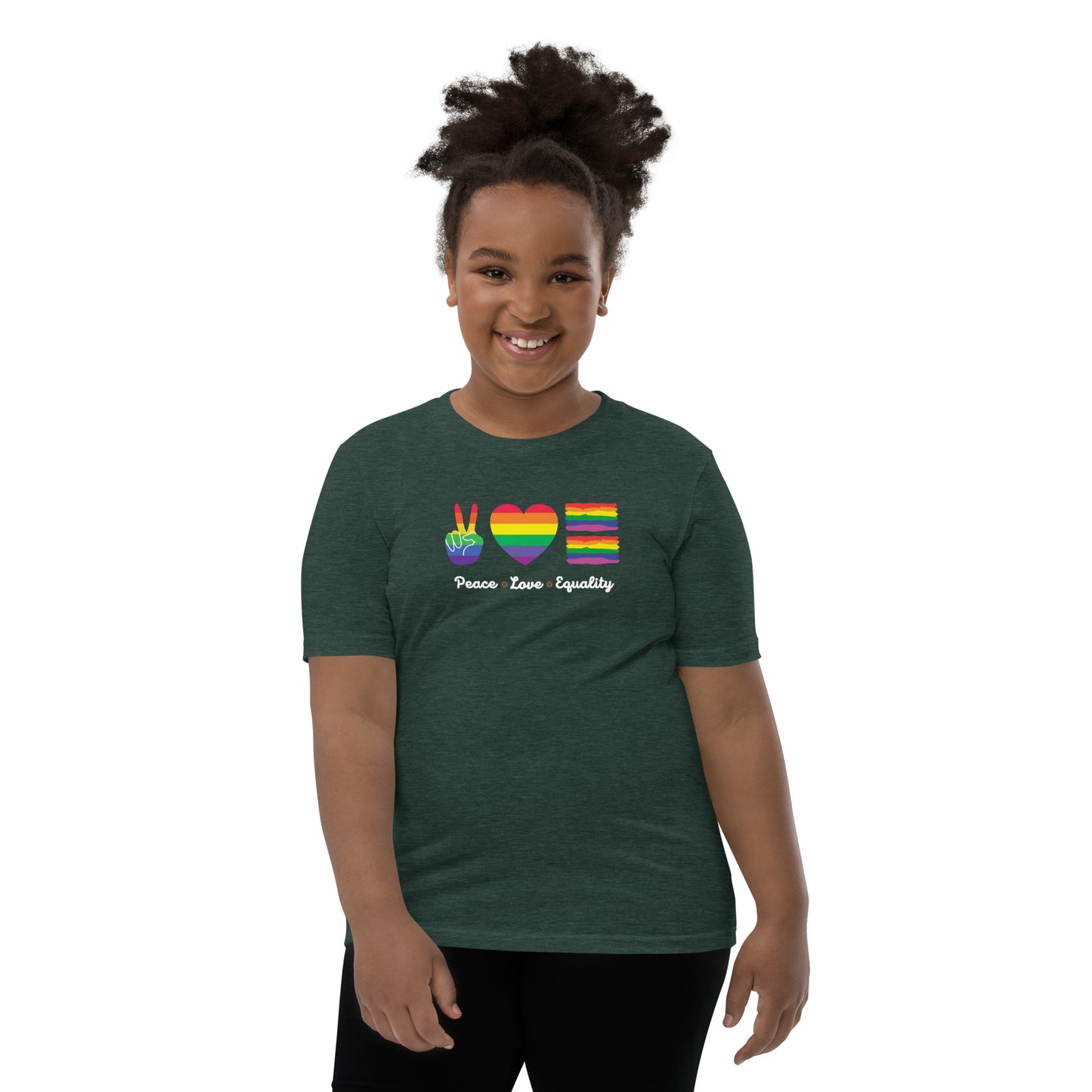 Children's Peace, Love, and Equality T-Shirt: Spreading Harmony and Acceptance with Every Step