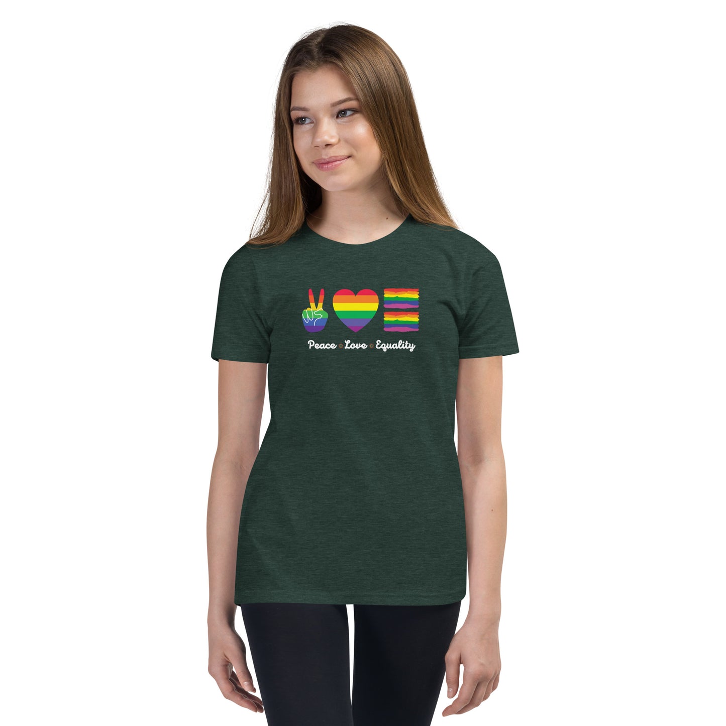 Children's Peace, Love, and Equality T-Shirt: Spreading Harmony and Acceptance with Every Step