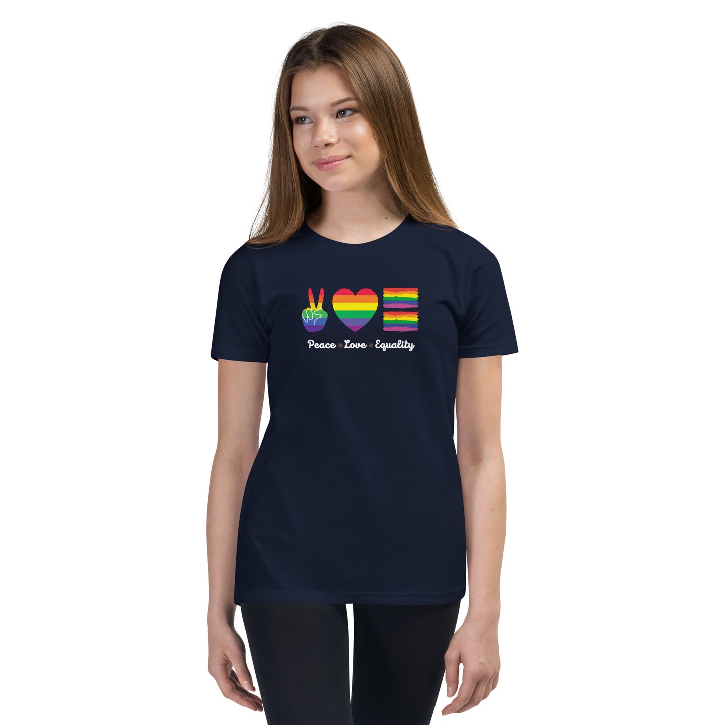 Children's Peace, Love, and Equality T-Shirt: Spreading Harmony and Acceptance with Every Step