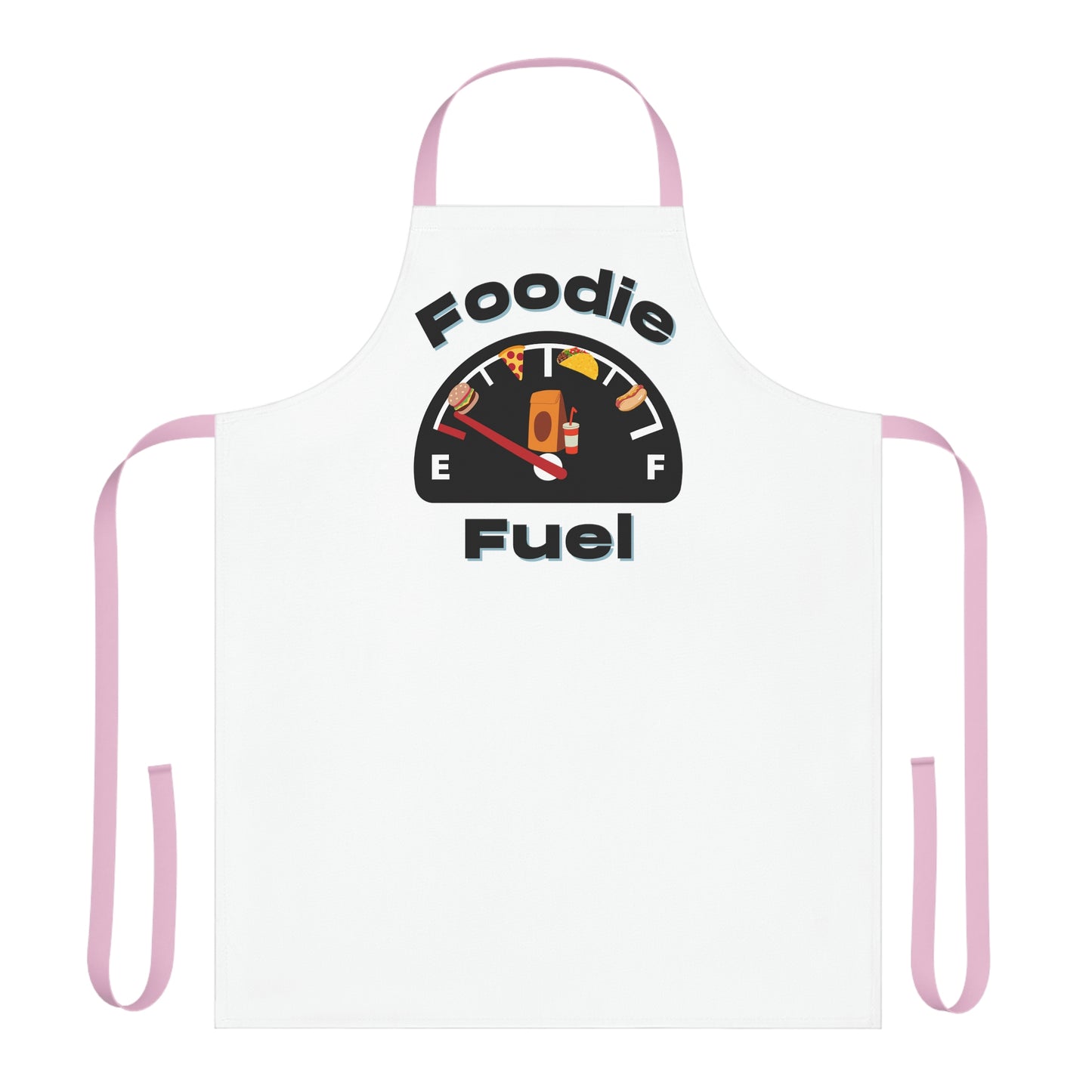 White Foodie Fuel Apron