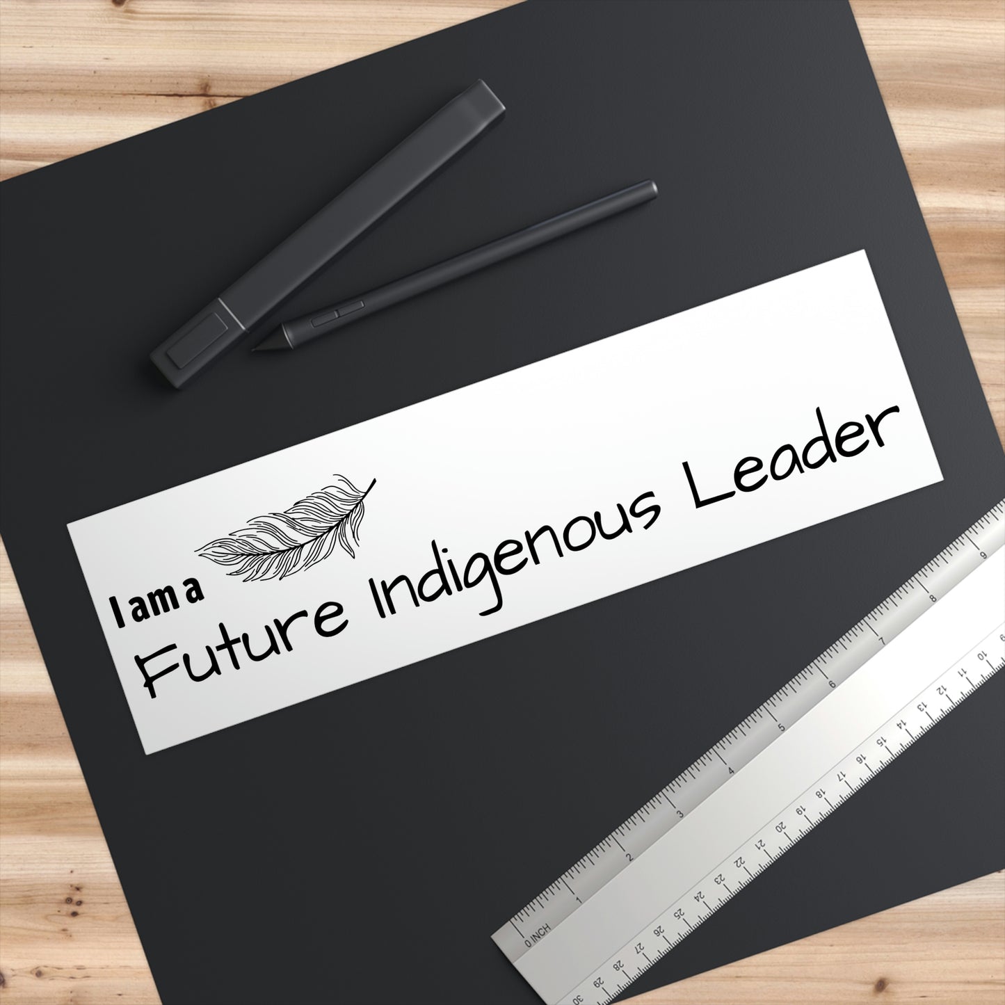 "I Am a Future Indigenous Leader" Bumper Sticker