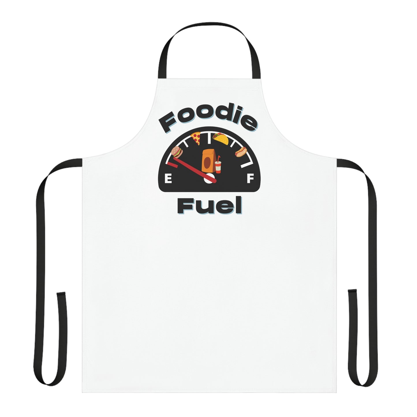 White Foodie Fuel Apron