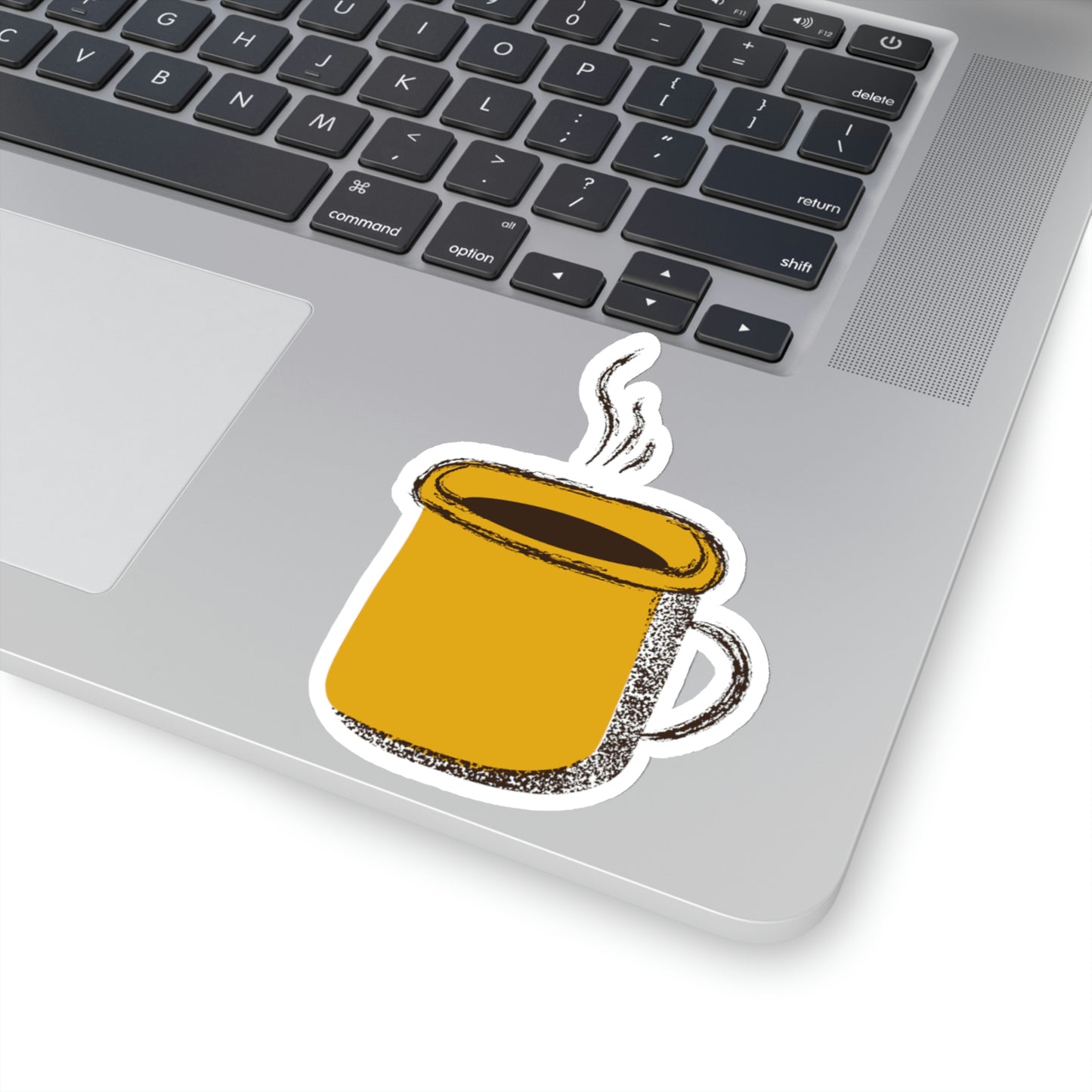 Enamel Mug Camping Themed Kiss Cut Sticker