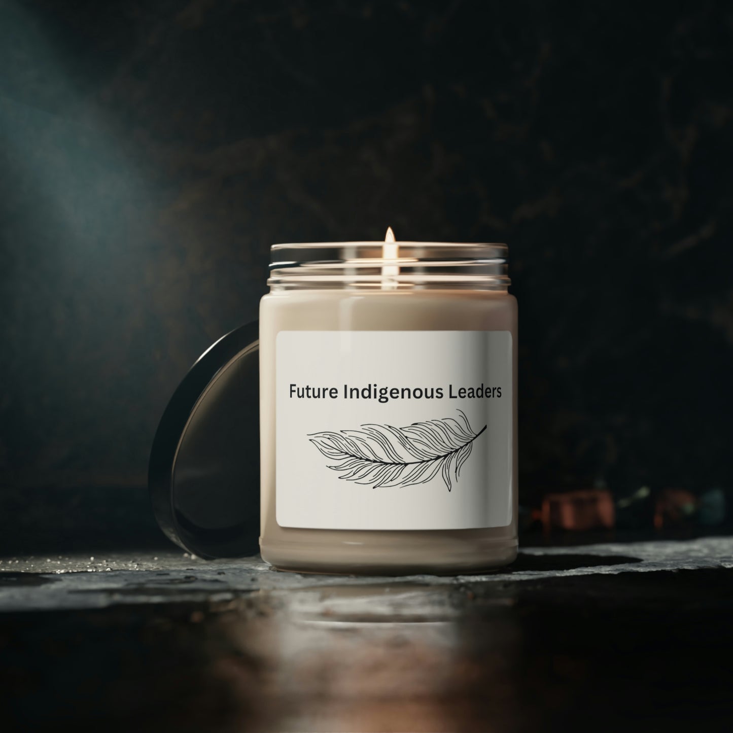 "Future Indigenous Leaders" White Sage and Lavender Soy Candle