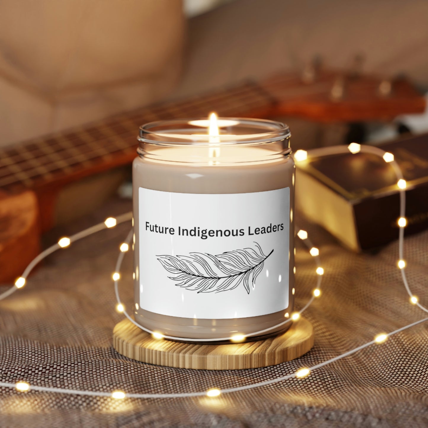 "Future Indigenous Leaders" White Sage and Lavender Soy Candle