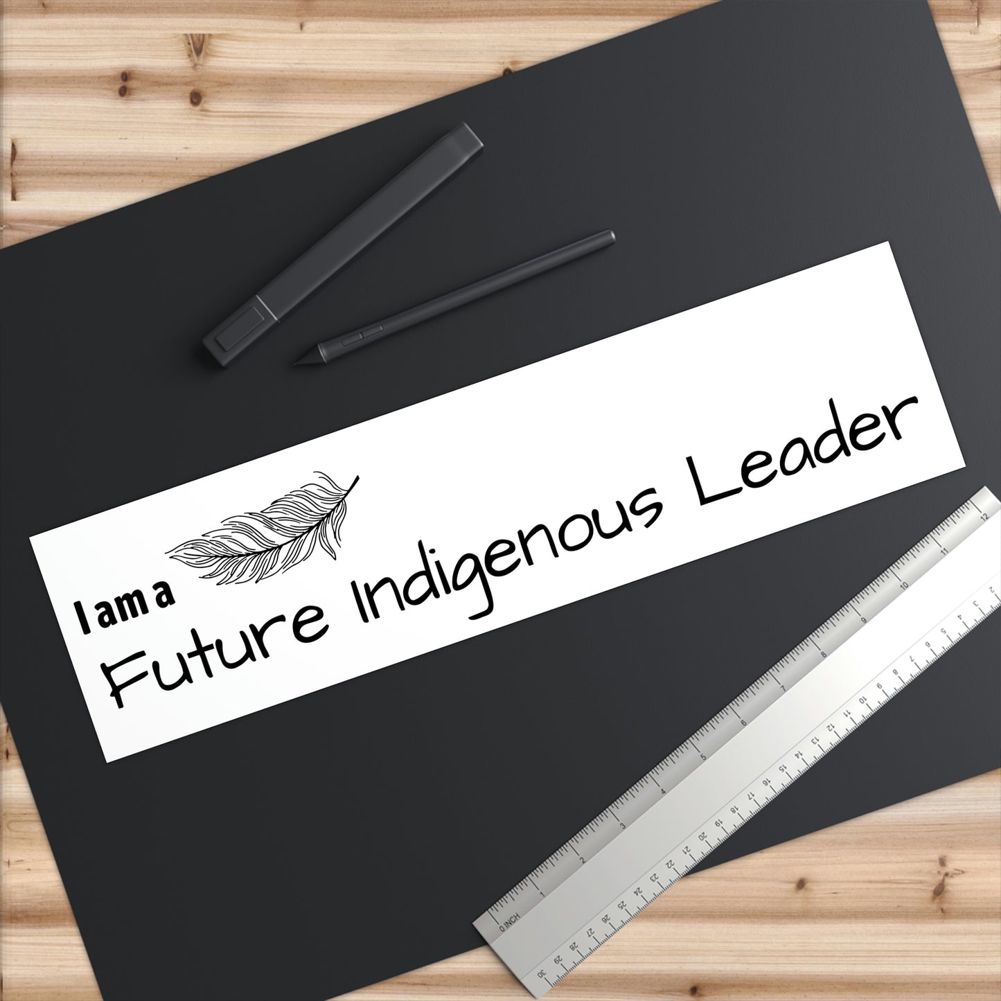 "I Am a Future Indigenous Leader" Bumper Sticker